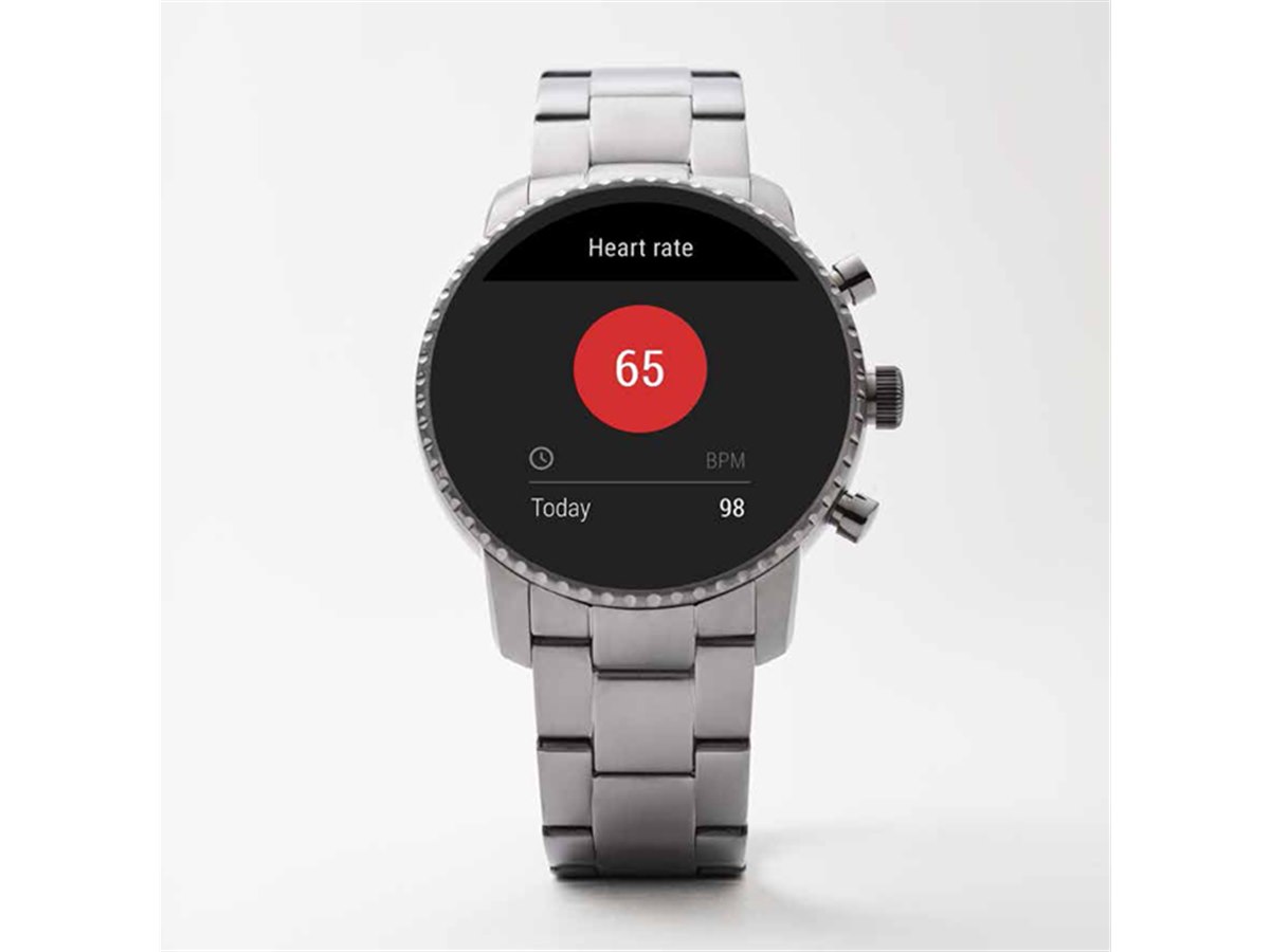 FOSSIL、タッチスクリーン対応&心拍センサー搭載の防水スマート