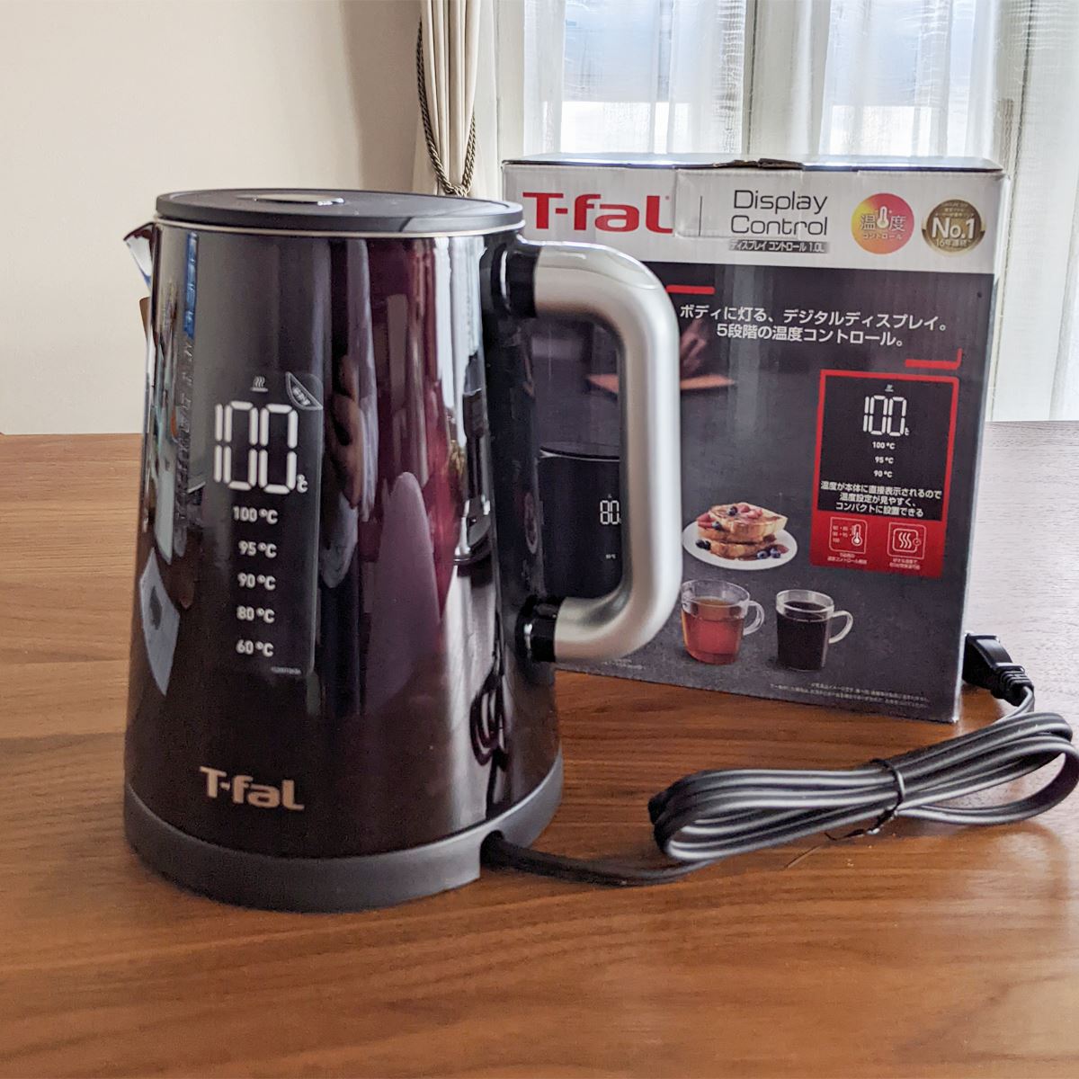 温度設定機能付なのに超スマート！ ティファール「ディスプレイ
