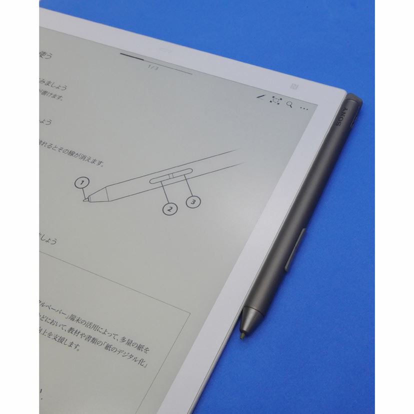 まるで紙のノートに鉛筆で書いているような感覚！ソニーの新デジタル