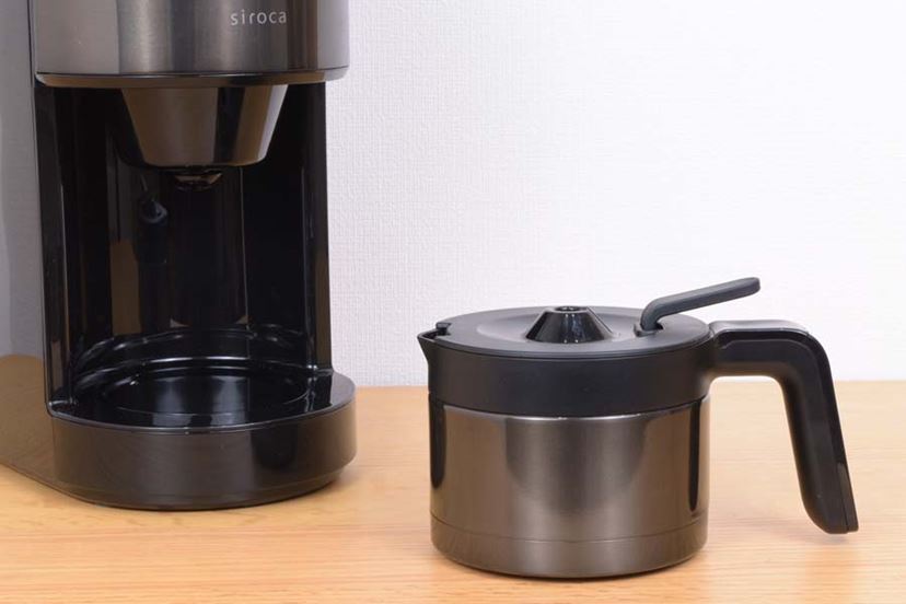 シロカのコーン式全自動コーヒーメーカーを使ったら、朝起きるのが