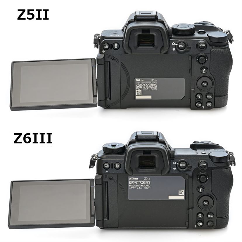 ニコン「Z5II」のコスパに納得！ 上位機「Z6III」との違いを徹底比較