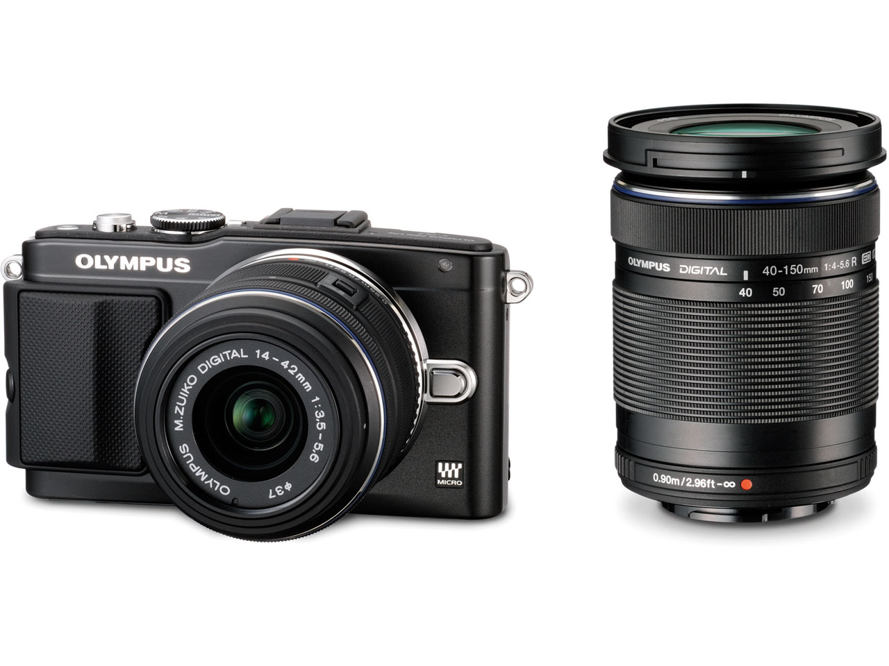 オリンパス OLYMPUS PEN Lite E-PL5 ダブルズームキット [ブラック