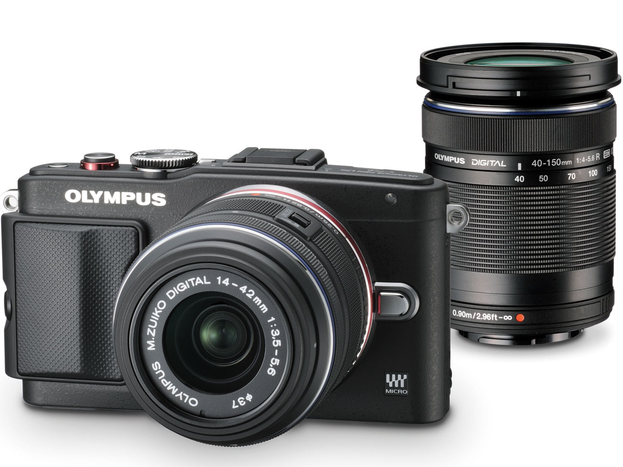 オリンパス OLYMPUS PEN Lite E-PL6 ダブルズームキット [ブラック