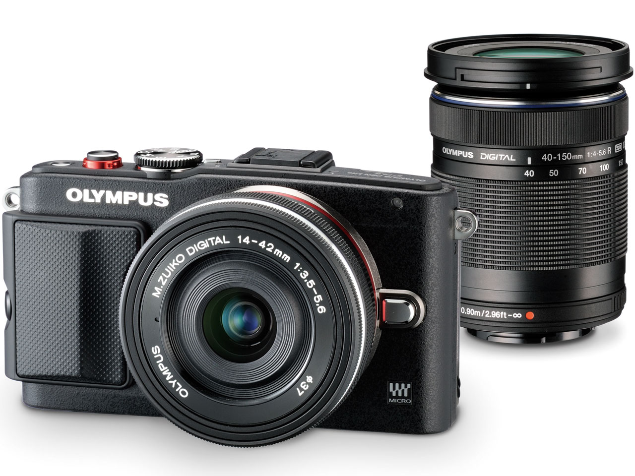 オリンパス OLYMPUS PEN Lite E-PL6 EZ ダブルズームキット [レッド