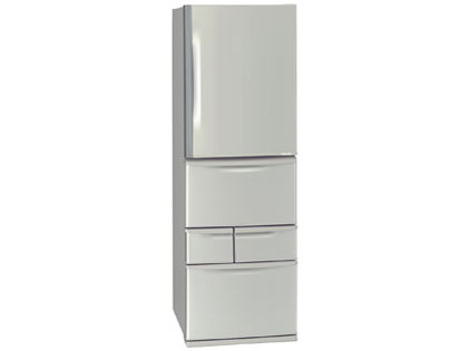 東芝 置けちゃうスリム GR-D43N(NS) [シャンパンシルバー] 価格比較