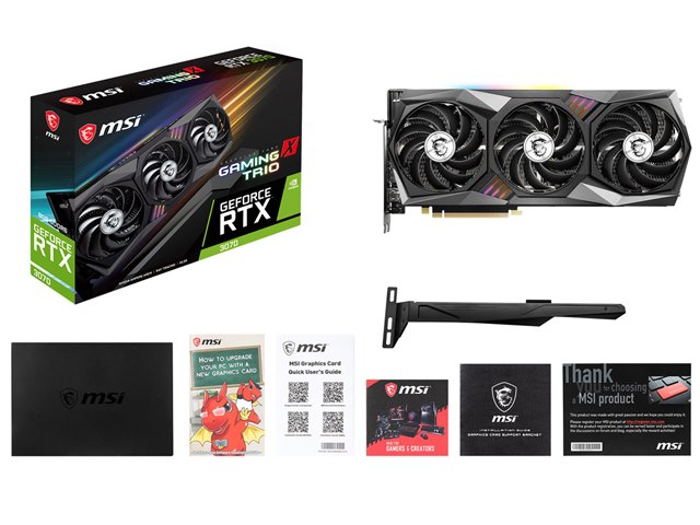 GeForce RTX 3070 GAMING X TRIO [PCIExp 8GB]の製品画像 - 価格.com