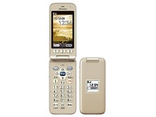 富士通 らくらくホン F-02J [ゴールド] 価格比較 - 価格.com