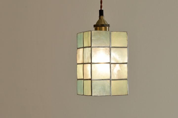 ペンダントライト シェル LED 1灯 Casa ブルー｜デザイン照明のCROIX