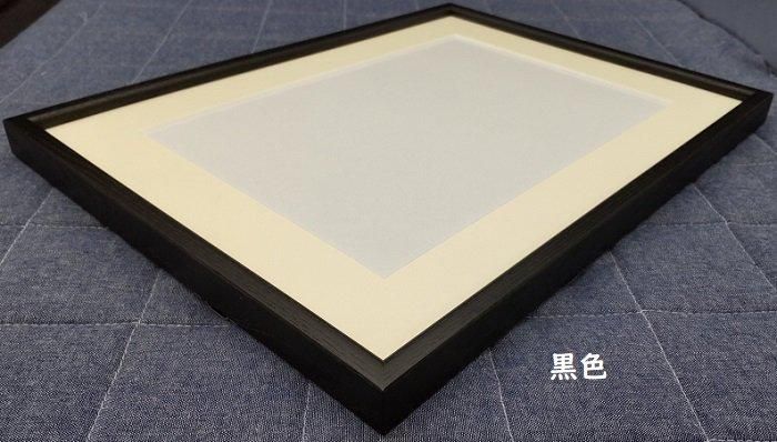 L型額 F8マット付き※ 水彩F8額 デッサン額縁 アクリル板仕様 木製