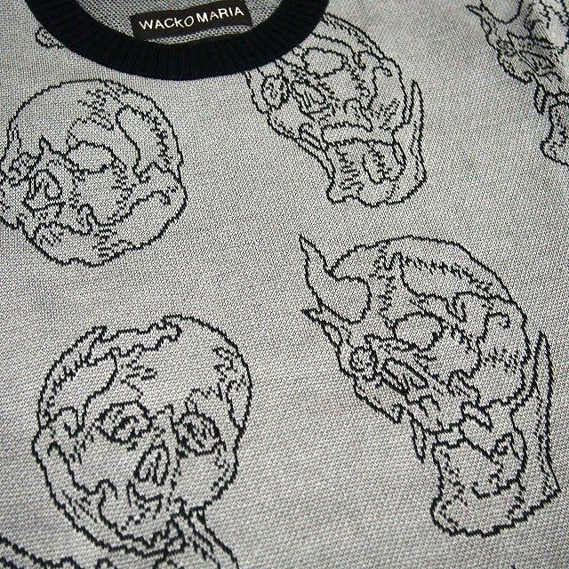 WACKO MARIA ワコマリア 56 TATTOO STUDIO / JACQUARD KNIT SWEATER