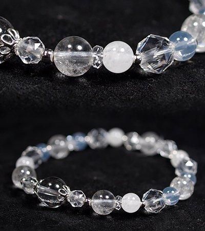 レムリアンシードクリスタルとアゼツライト、サチャマニクォーツetcの