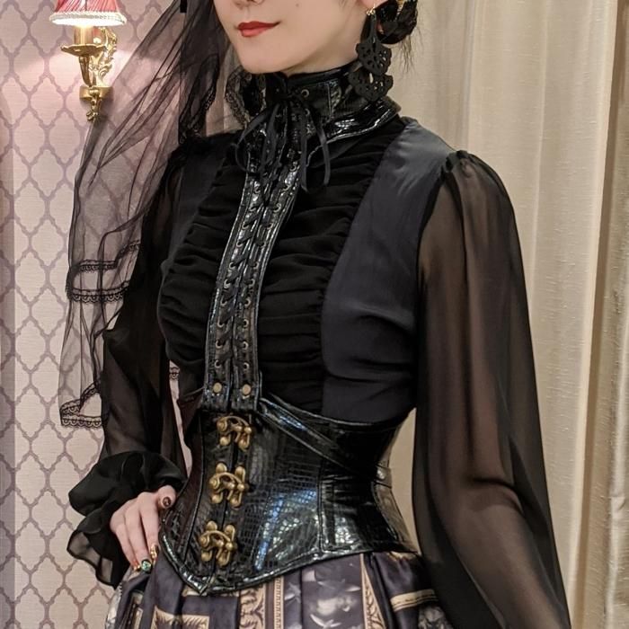 受注生産】エンボスフック ミニコルセット - 【公式】abilletage