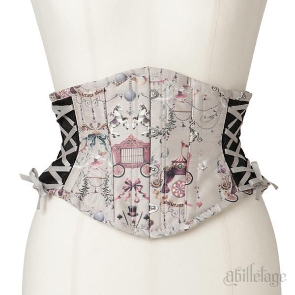 受注生産】CIRCUSミニコルセット(グレージュ) - 【公式】abilletage