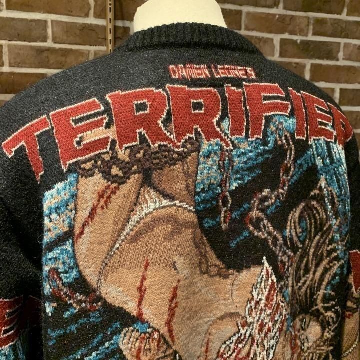 TERRIFIER / MOHAIR JACQUARD KNIT SWEATER -WACKO MARIA(ワコマリア