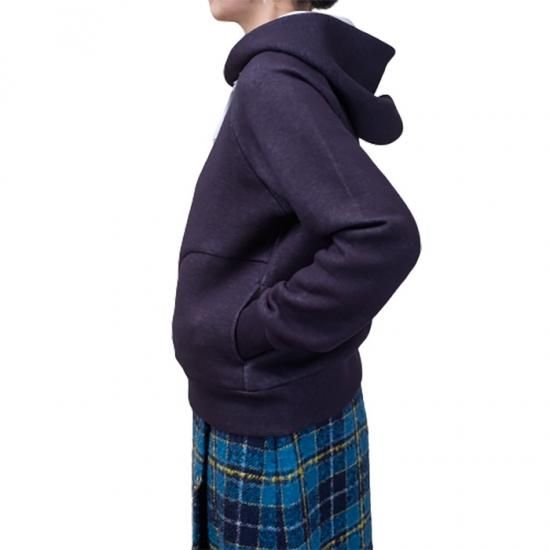 ミナペルホネン slappe フードパーカー #ネイビー- ミナペルホネン