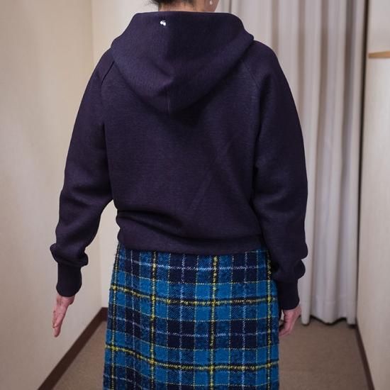 ミナペルホネン slappe フードパーカー #ネイビー- ミナペルホネン