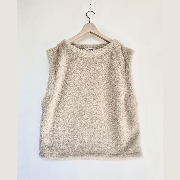 Antipast(アンティパスト) felted ニットカーディガン #M.グレー- ミナ