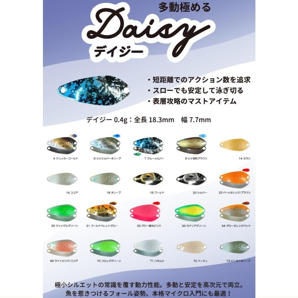 ベルベットアーツ デイジー0.4g【全20色セット】