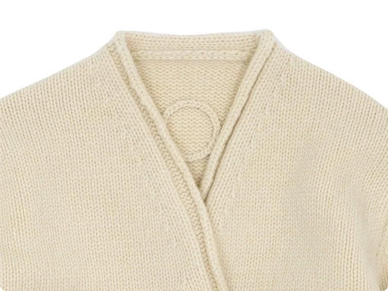 Atelier d'antan Degas（ドガ） Wool Knit Cardigan NATURAL Atelier d