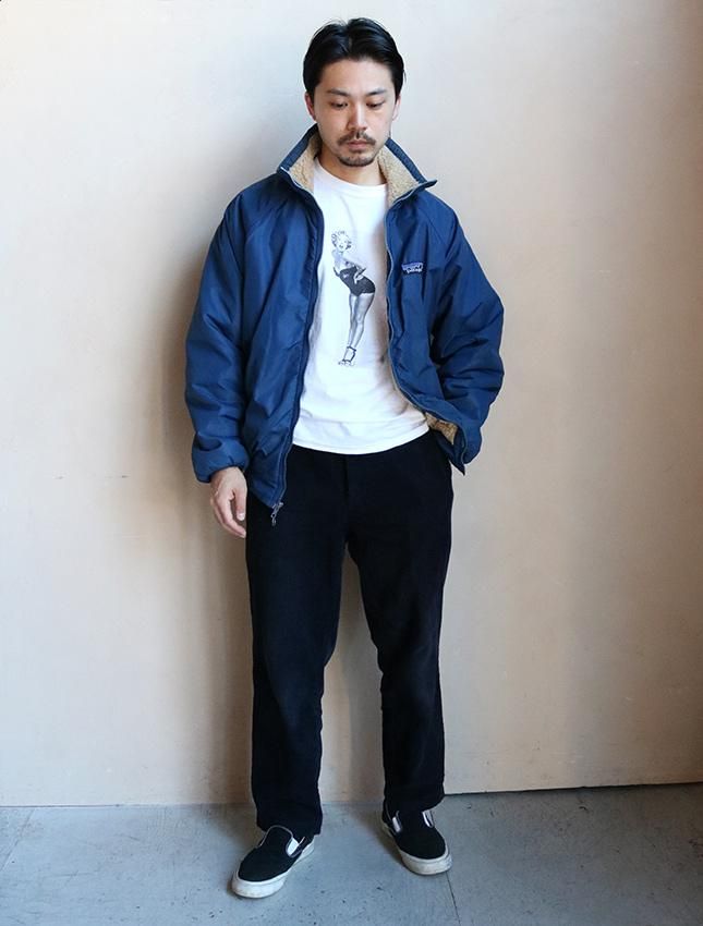 80s PATAGONIA NYLON×DEEP PILE JACKET SIZE L - MATIN, VINTAGE