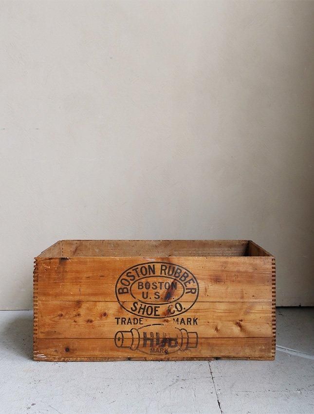 ボストンラバーシューズ木箱 | 古い木箱 - MATIN, VINTAGE OUTFITTERS