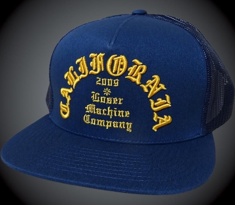 LOSER MACHINE メッシュキャップ | ネイビー - ZAP 西海岸系ストリート