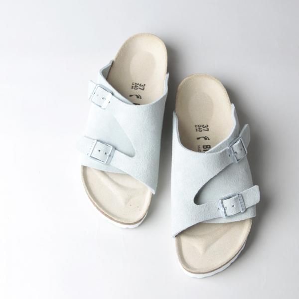 Birkenstock (ビルケンシュトック) ZURICH Sueade Leather WHITE