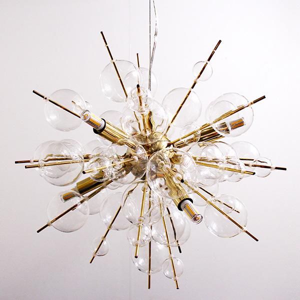 バブルシャンデリア「BALLON mini-バロンミニ」LED6灯 ゴールド