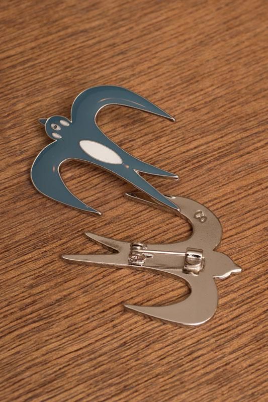 mina perhonen hello swallow ピンブローチ - ミナペルホネン正規取扱