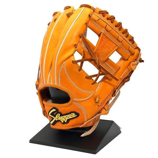 冬トレ応援アイテム！ スラッガー SG-PRO オレンジ グローブ 冬トレ