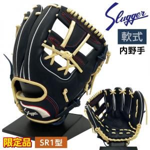 久保田スラッガー 軟式グローブ | 内野手用 ブラック×トレンチ - 野球