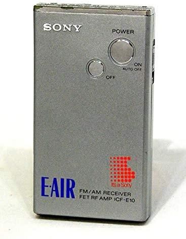 ICF-E10｜SONY ソニー ICF-E10 シルバー E-AIR FM/AMポケットラジオ 2