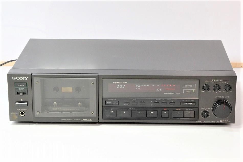 TC-K333ES｜SONY 3ヘッドカセットデッキ｜中古品｜修理販売｜サンクス電機