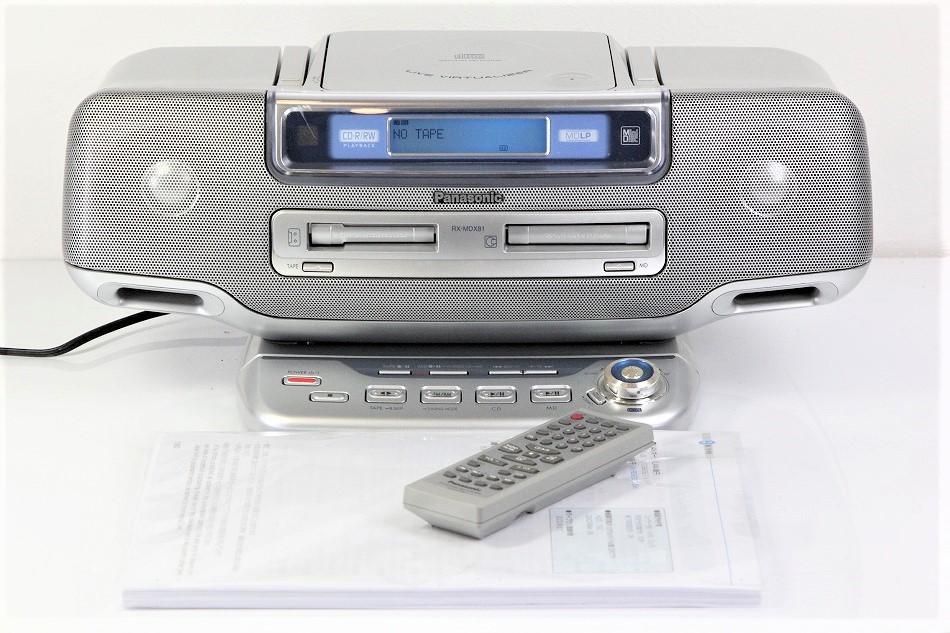 RX-MDX81｜Panasonic MDラジカセ シルバー｜中古品｜修理販売