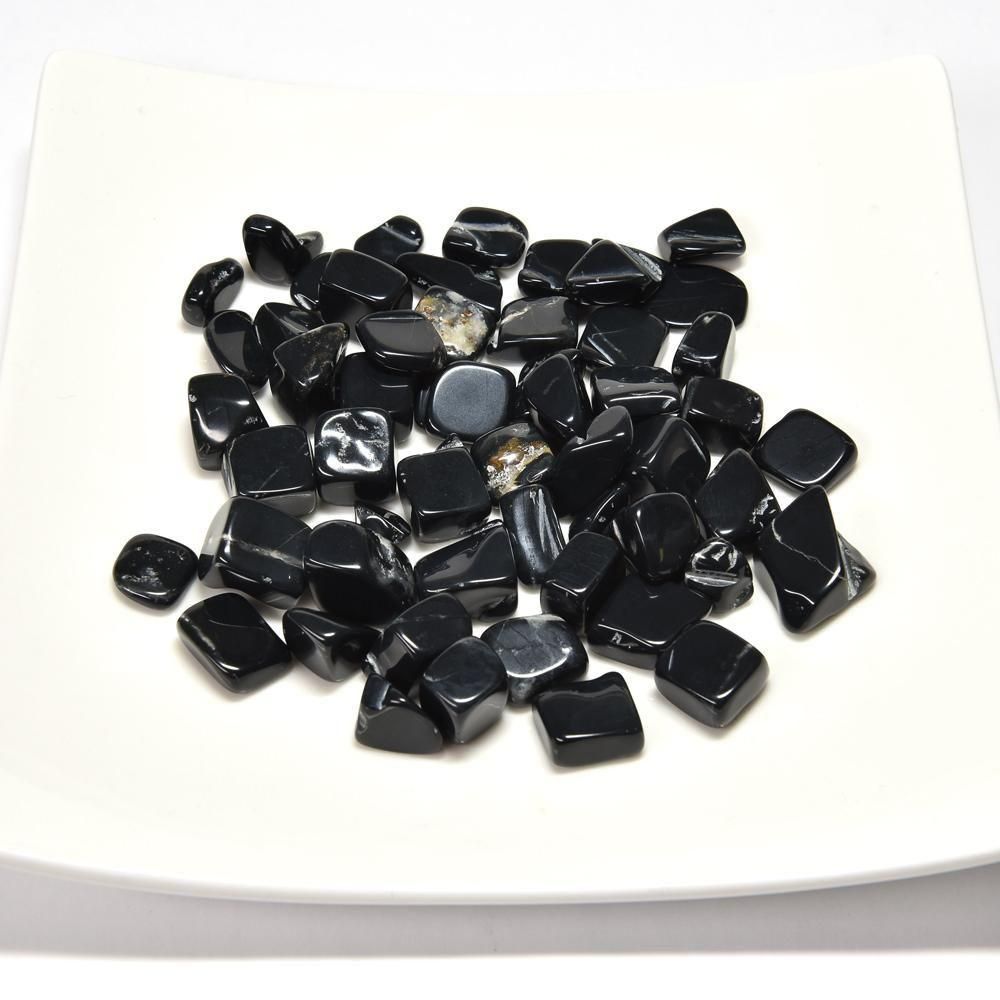 神居古潭石[黒] さざれ 100g 北海道産 - プレミアム天然石専門店