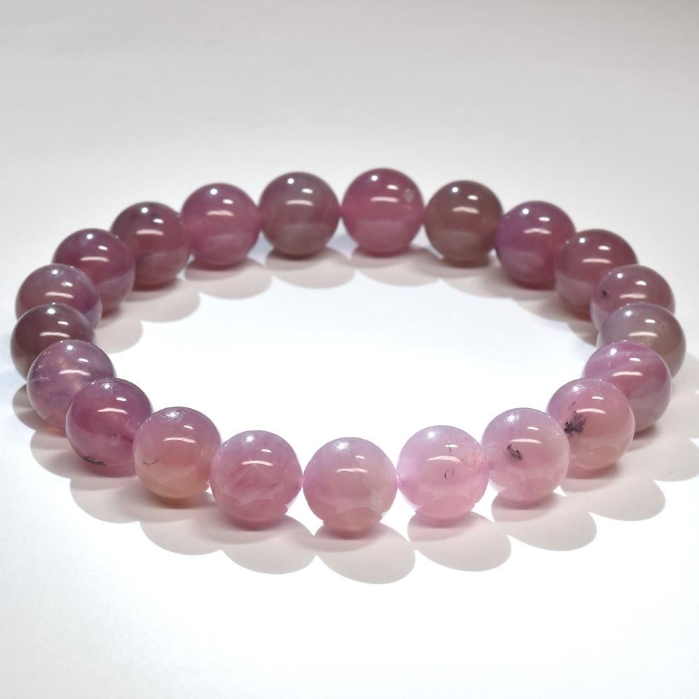 ディープローズクォーツ ブレスレット 9.5mm #RE423 - プレミアム