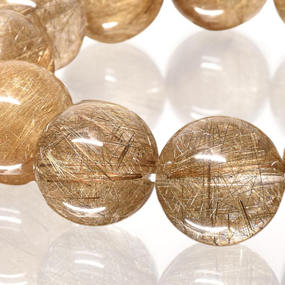 シルバールチルクォーツ ブレスレット 19.5mm #A2701 - プレミアム