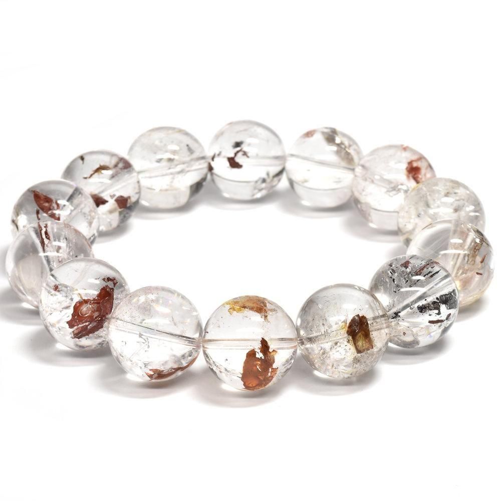 ルチルクォーツ ブレスレット 16-16.5mm #RE411 - プレミアム天然石