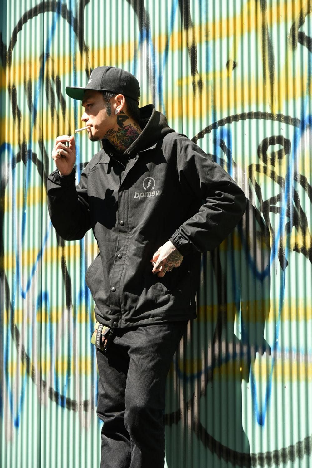 BLACK PARADE(ブラックパレード) コーチジャケット Starter Logo