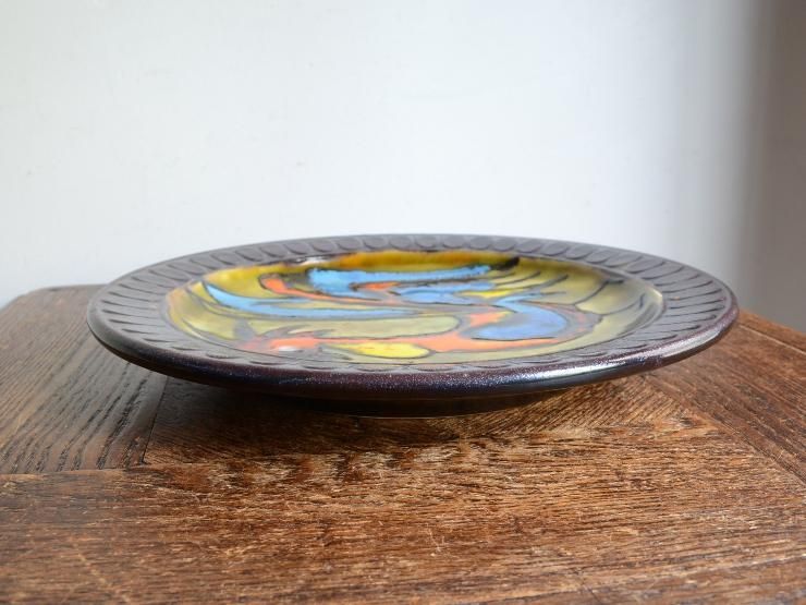 ヴィンテージ 壁掛け陶器プレート (絵皿)｜アンティーク雑貨｜CHELSEA