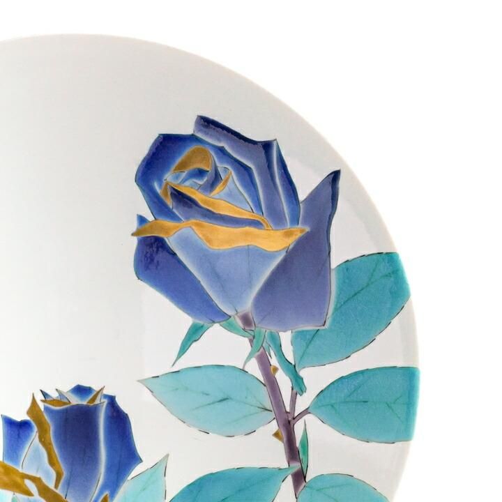 10号飾皿 薔薇 | 山岸大成 - 九谷焼専門店の陶らいふ