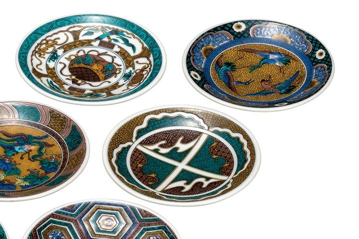 4号皿揃(6P) 古九谷名品6選