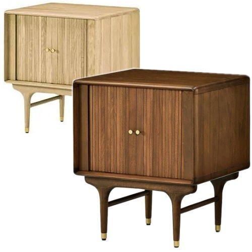 JULIE 2DOOR BEDSIDE TABLE / ジュリー 2ドアベッドサイドテーブル