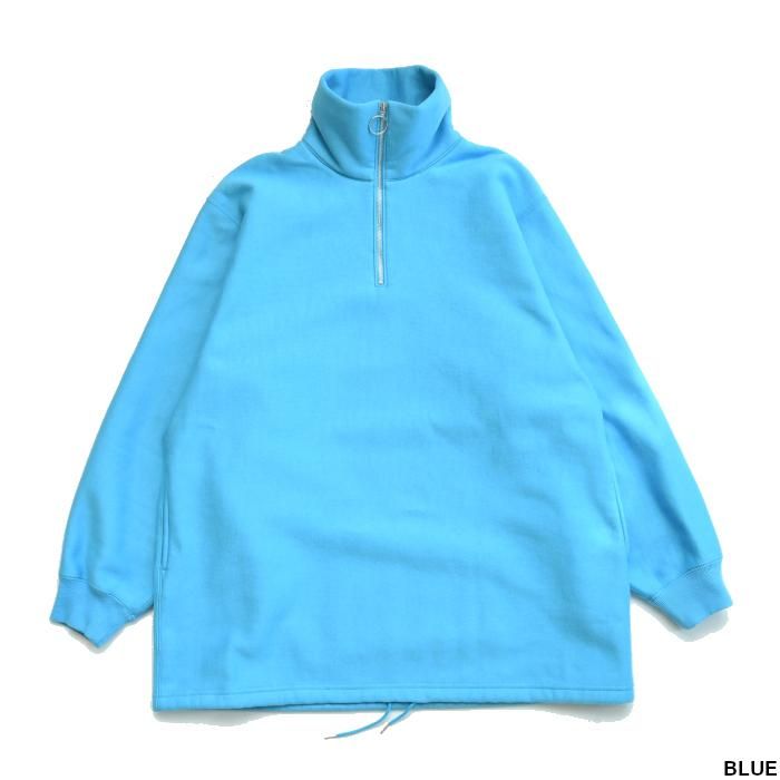PHEENY フィーニー Athletic fleece half zip P/O 裏毛スウェット
