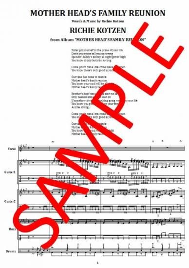 リッチー・コッツェン(RICHIE KOTZEN) / マザー・ヘッズ・ファミリー