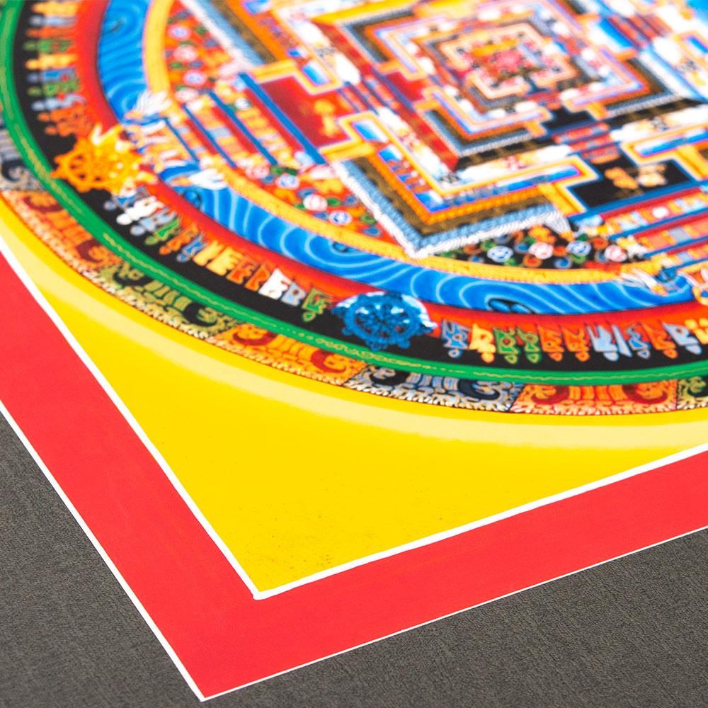 ネパール仏画 カーラチャクラ曼荼羅（マンダラ）Type.2｜旅する雑貨屋