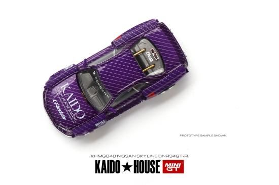 KAIDO☆HOUSE x MINI GT 1/64 Nissan Skyline GT-R (R34) Kaido Works