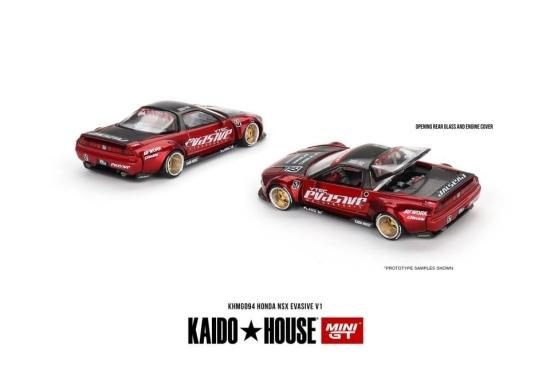 KAIDO☆HOUSE x MINI GT 1/64 HONDA NSX Evasive V1 ホンダ (左