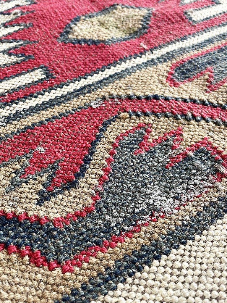 ヴィンテージ キリム ラグ(1700mm×1070mm) - アンティーク、ビンテージ