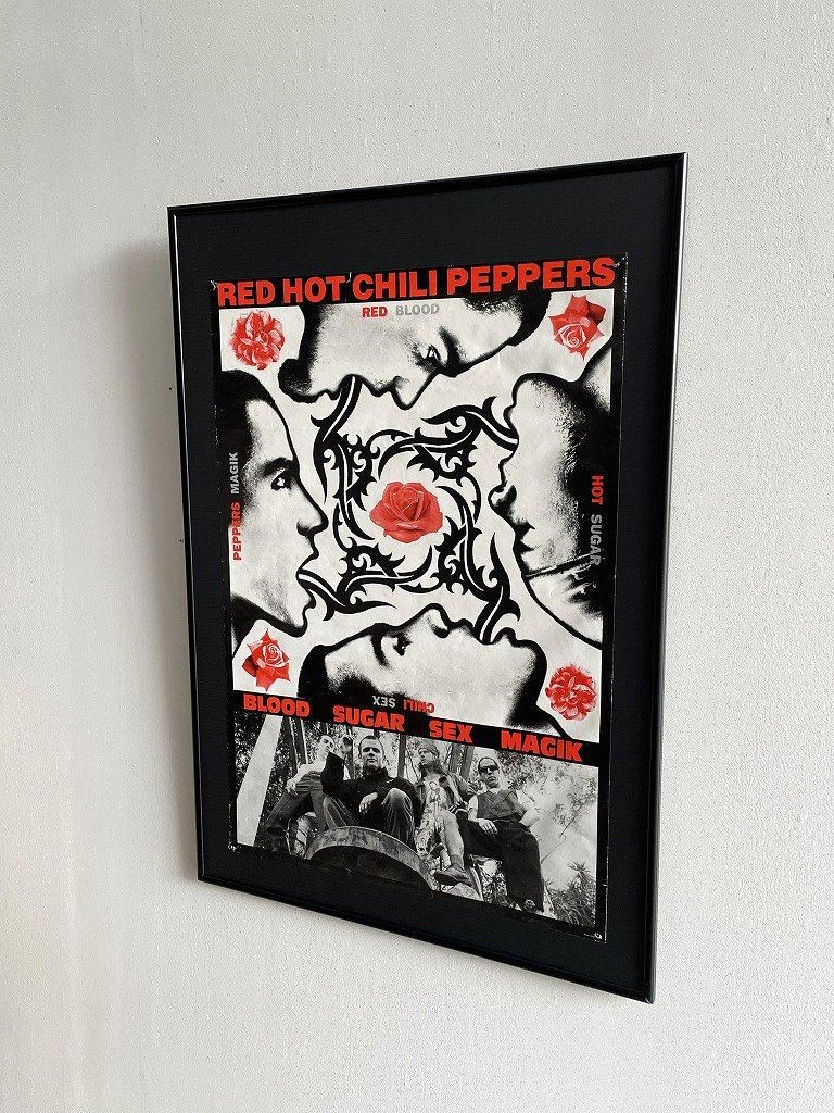 1990's Red Hot Chilipeppers ”Blood Sugar Sex Magik” 額入り